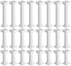 24Pcs Roman Column Cake Stand Set, 3 Sizes Tier Separator Support Stands, Multi-Layer Pillars for Wedding and