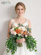 24Pcs Stems Bulk, Artificial Silk Green Leaves Garland, 20"Fake Branches, Hanging Plants Spray Vines for DIY, alternate view
