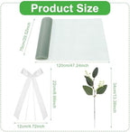 24Sets Wedding Chair Decorations Wedding Aisle Decorations for Ceremony Set, alternate view 2