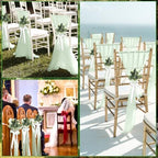 24Sets Wedding Chair Decorations Wedding Aisle Decorations for Ceremony Set, alternate view 4