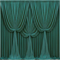 24x10FT Hunter Green Backdrop Curtains for Wedding Parties, Wrinkle Free Polyester Photography Backdrop Drapes