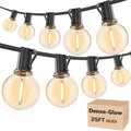 25 FT Outdoor String Lights, Waterproof Patio Light 13 LED Bulbs