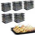 25 Pack Catering Trays with Lid - 18" Serving Trays with Lids - Reusable Serving Platter With Lid for Catering