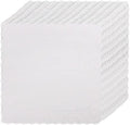 25 PCS 6 in White Square Cake Boards, Food-Grade Cardboard Cake Base in White-6"