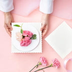 25 PCS 6 in White Square Cake Boards, Food-Grade Cardboard Cake Base in White-6", alternate view 4