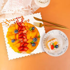25 PCS 8 in White Square Cake Boards, Food-Grade Cardboard Cake Base in White-8", alternate view 4