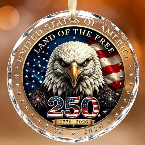 250 Anniversary USA Christmas Ornaments,2026 Christmas Decorations