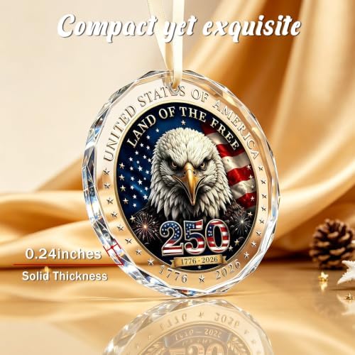 250 Anniversary USA Christmas Ornaments,2026 Christmas Decorations, alternate view 2