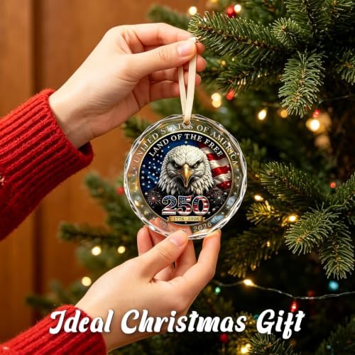 250 Anniversary USA Christmas Ornaments,2026 Christmas Decorations, alternate view 4
