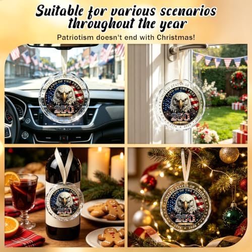 250 Anniversary USA Christmas Ornaments,2026 Christmas Decorations, alternate view 6