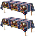 250th Anniversary American Flag Tablecloth for 4th of July Decorations | 250 Anniversary USA Merchandise |
