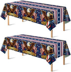 250th Anniversary American Flag Tablecloth for 4th of July Decorations | 250 Anniversary USA Merchandise |