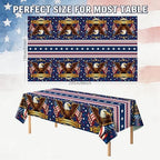 250th Anniversary American Flag Tablecloth for 4th of July Decorations | 250 Anniversary USA Merchandise |, alternate view 4