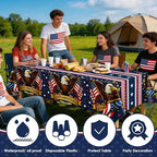 250th Anniversary American Flag Tablecloth for 4th of July Decorations | 250 Anniversary USA Merchandise |, alternate view 6