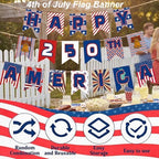 250th Anniversary Decorations - 250 Year USA Anniversary Banner | America 250th Merchandise Outdoor Indoor, alternate view 4