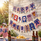 250th Anniversary Decorations - 250 Year USA Anniversary Banner | America 250th Merchandise Outdoor Indoor, alternate view 6