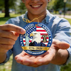 250th Anniversary USA Ornaments for Christmas Decorations, Ceramic Patriotic Keepsake for 4th of July, alternate view 6