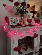 25FT G40 LED Outdoor Valentine's Day String Lights, Pink Valentine's Day Decorations Lights with 27 Shatterproof, alternate