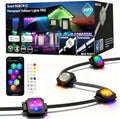 25ft Permanent Outdoor Lights Pro, 15 RGBCW+IC LED String Light Cuttable