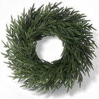 26" Christmas Norfolk Pine Wreath for Front Door (1, Wreath)