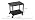 26" H Black 2 Shelf A/V Multipurpose Utility Cart, alternate view 5