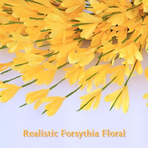 26 in Fall Wreath for Front Door, Autumn Thanksgiving Decor(Bright Yellow), alternate view 3