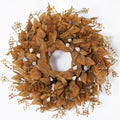 26 Inch Fall Wreath for Front Door, Artificial Eucalyptus Porch Decor (26in)