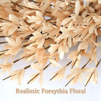 26 Inch Fall Wreath for Front Door, Autumn Thanksgiving Decor (Wheat), alternate view 3