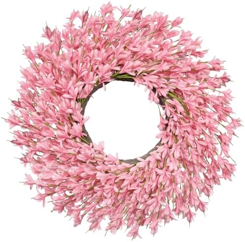 26 Inch Spring Wreaths for Front Door Large Valentines Spring Door Wreath Easter Wild Floral Summer Wreaths