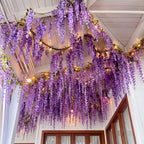 26 Pcs 3D Wisteria Tree Decor with 5 Mesh Panels, Purple