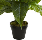 26” Spathiphyllum Artificial (Real Touch) Silk Plants Green, alternate view 3