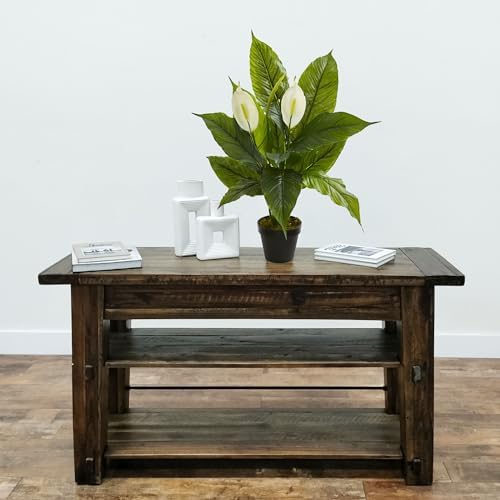 26” Spathiphyllum Artificial (Real Touch) Silk Plants Green, alternate view 4