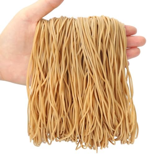 260Pcs Long Rubber Bands for Balloon Arch, Size #117A in Beige