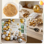 260Pcs Long Rubber Bands for Balloon Arch, Size #117A in Beige, alternate view 3