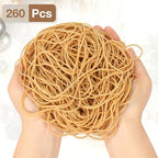 260Pcs Long Rubber Bands for Balloon Arch, Size #117A in Beige, alternate view 5