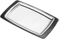 26672 Rectangular Stainless Steel Sizzling Platter with Insulated Holder, 11" x 7.25", Black (Pack of 12) in