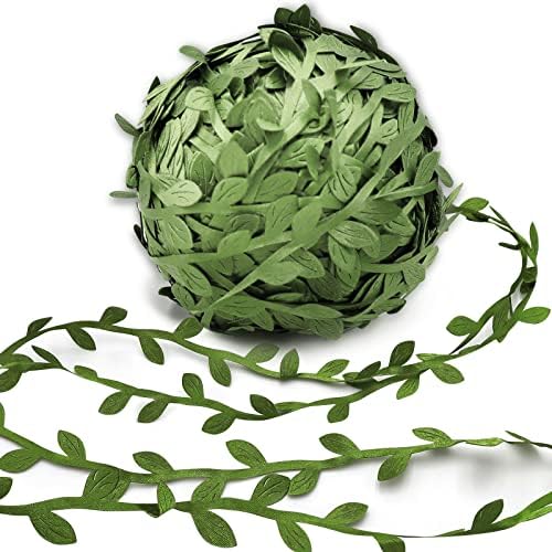269 Ft Leaf Ribbon, Artificial Vines Leaf String Balloon Ribbon Trim