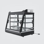 27" Food Warmer Countertop Display w/Top Rack, w/Inner 3-Color LED Lighting, alternate view 2