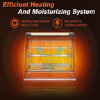 27" Food Warmer Countertop Display w/Top Rack, w/Inner 3-Color LED Lighting, alternate view 4