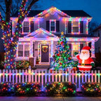 272 Ft 1000 LED Multicolor Christmas String Lights Outdoor Plug in, alternate view 6