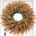 28" Fall Wreath for Front Door, Large Artificial Autumn Decor