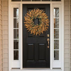 28" Fall Wreath for Front Door, Large Artificial Autumn Decor, alternate view 5