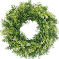 28 Inch Large Eucalyptus Wreaths for Front Door Artificial Green Leaves Greenery Indoor Outdoor Wreath Home