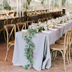 28 Pack 196Ft Eucalyptus Garland, Artificial Eucalyptus Leaves Table Greenery Garland Wreath Vines for Wedding, alternate