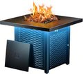 28" Smart Propane Fire Pit, 50,000 BTU CSA Certified with App Control & RGB Music-Sync Lighting, Outdoor Gas