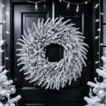 28Inch Christmas Artificial Boxwood Wreath for Front Door