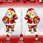 28x40 Lighted Christmas Santa Garden Flag, 8 Modes Solar LED, alternate view 4