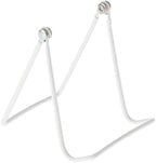 2A Adjustable White Wire Display Easel, 3.625" W x 4" D x 4.5" H, Pack of 12 in White