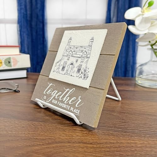 2A Adjustable White Wire Display Easel, 3.625" W x 4" D x 4.5" H, Pack of 12 in White, alternate view 6