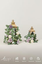 2ft Artificial Flowers Garland, Lilac & Gold, alternate view 3